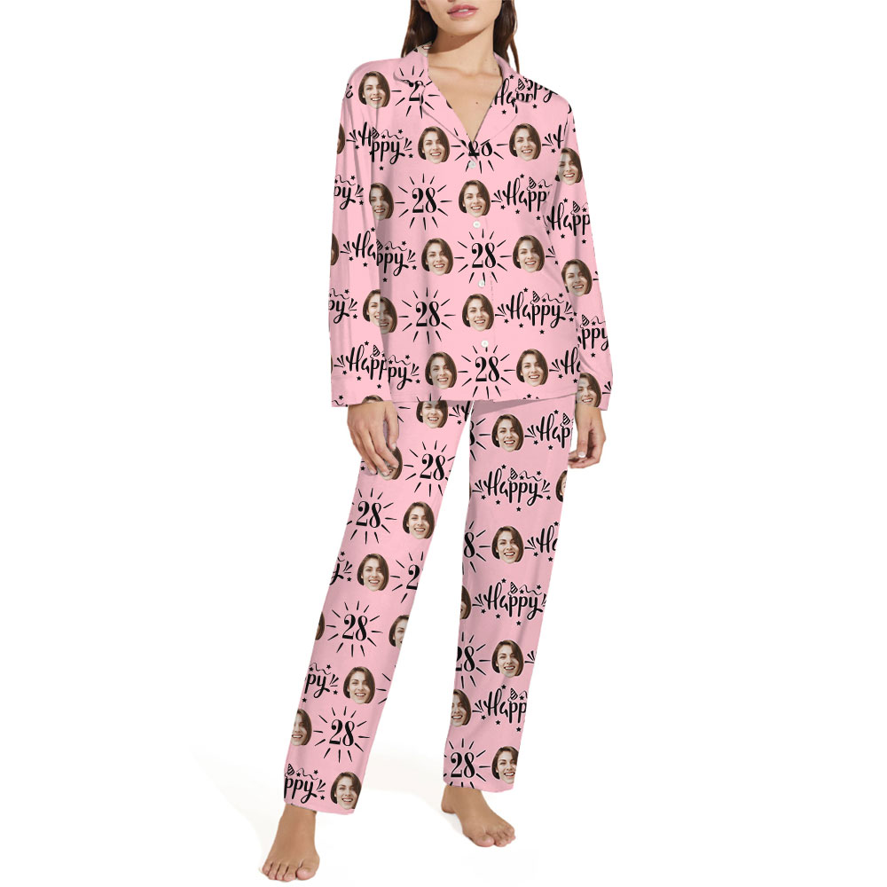 Customizable Birthday Squad Pajama Sets With Photos And Age Customizable Birthday Squad Pajama Sets With Photos And Age