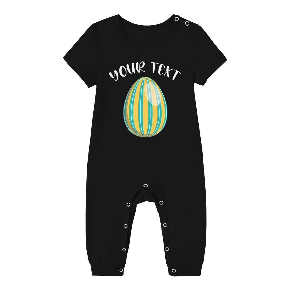 Cute Custom Name Easter Egg Pajamas With Plus Size Cute Custom Name Easter Egg Pajamas With Plus Size