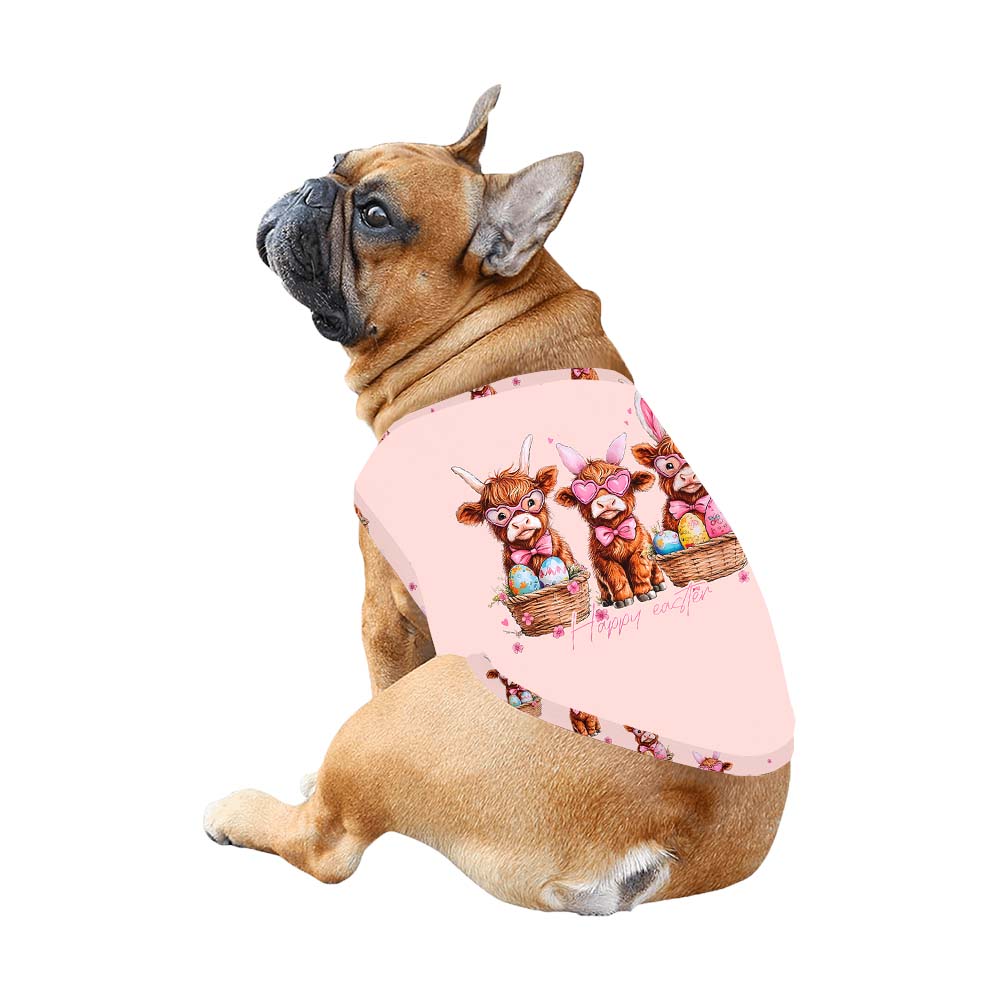 Easter Day Highland Cow Pajamas Short Sets