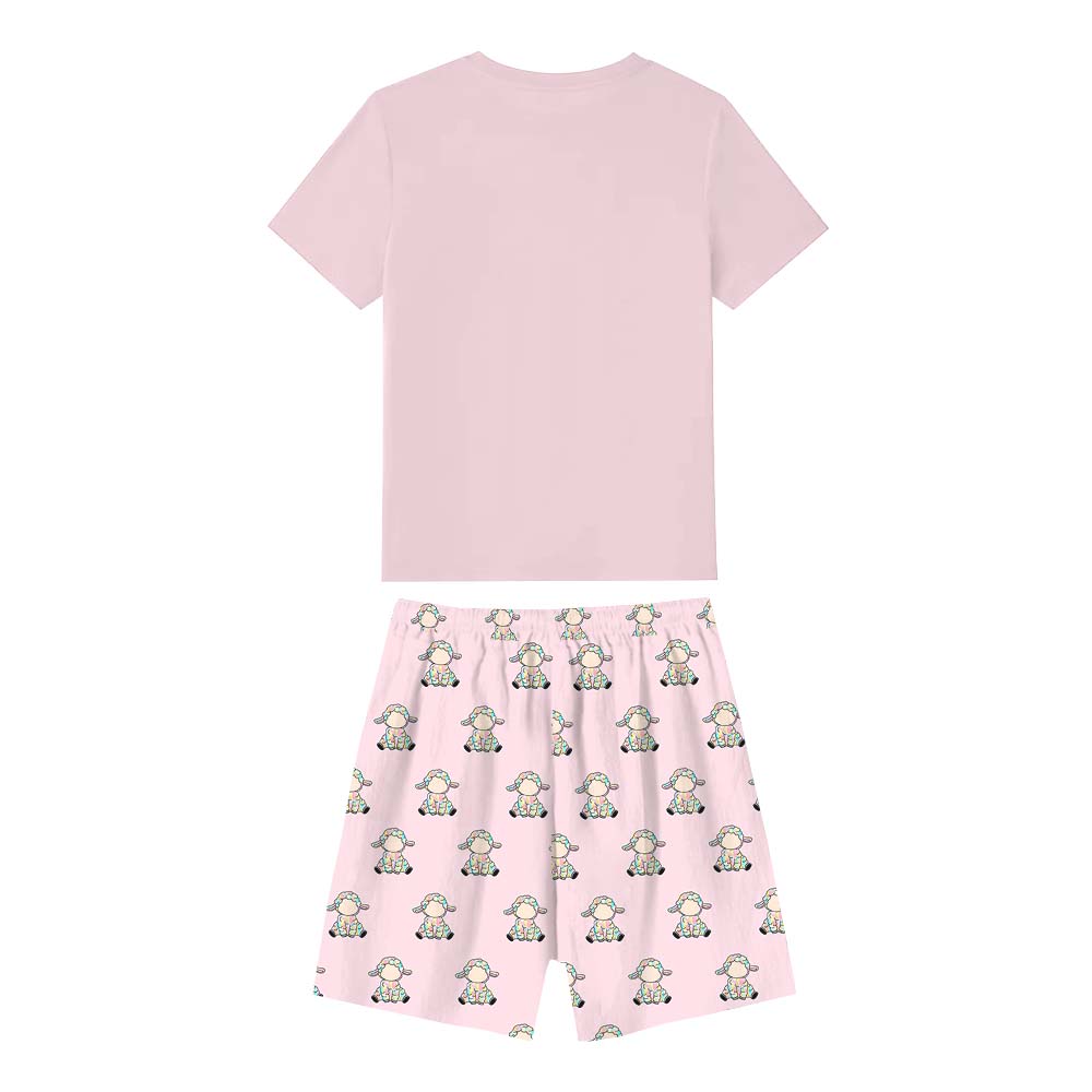 The Lord Is My Shepherd Easter Pajamas For Adults Short Sleeves