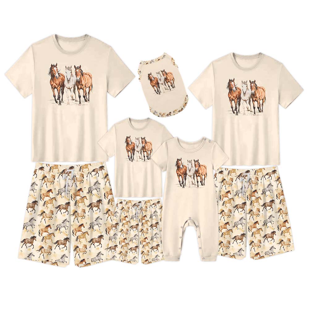 Vintage Horse Pajamas With Plus Size Vintage Horse Pajamas With Plus Size