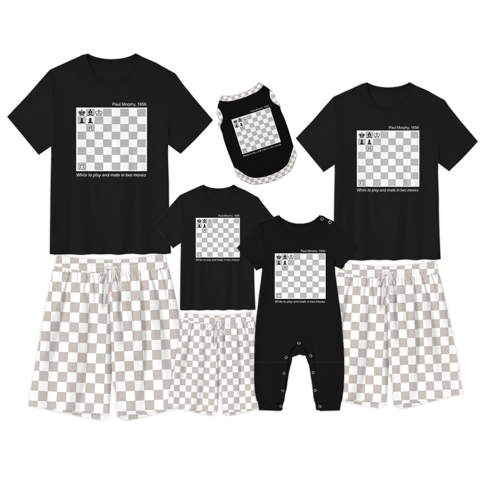 Unique Paul Morphy Chess Pajamas Checkred Unique Paul Morphy Chess Pajamas Checkred