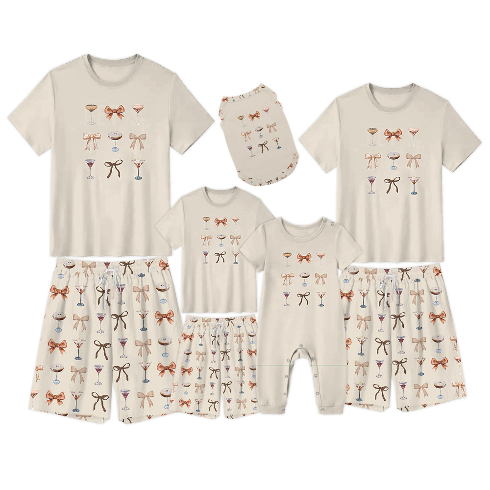 Espresso Martini Cocktail Coquette Pajamas Sets