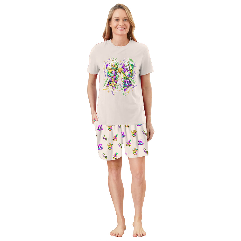 Unique Mardi Gras Coquette Pajamas For Women Unique Mardi Gras Coquette Pajamas For Women