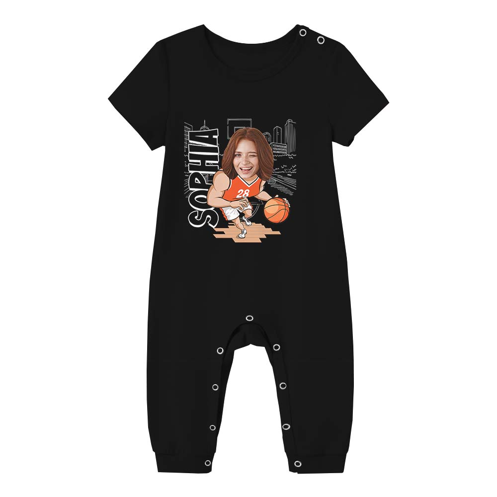 Funny Basketball Themed Custom Face Tshirts And Shorts Black Funny Basketball Themed Custom Face Tshirts And Shorts Black