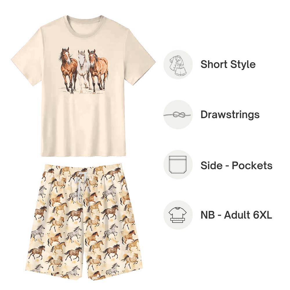 Vintage Horse Pajamas With Plus Size Vintage Horse Pajamas With Plus Size