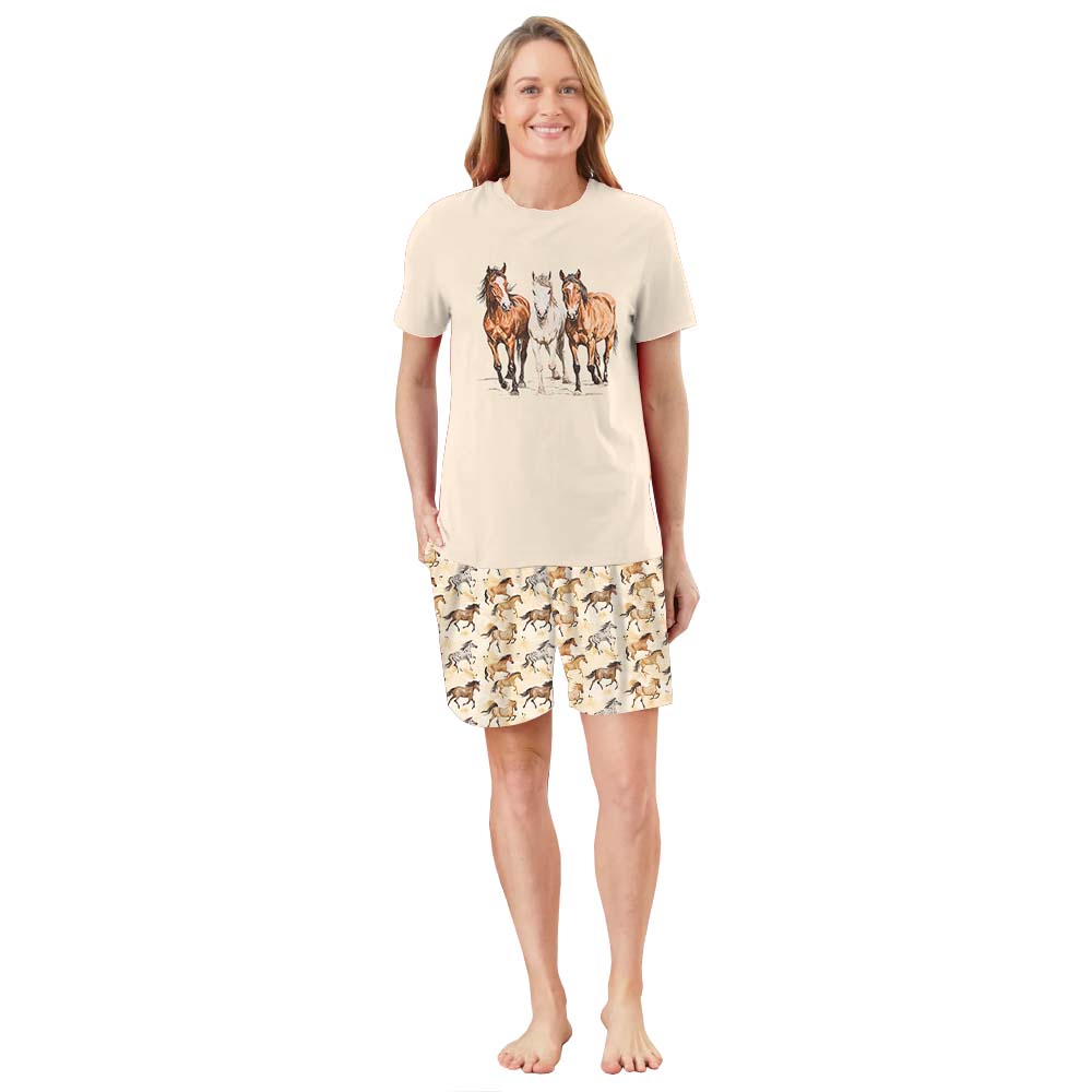 Vintage Horse Pajamas With Plus Size Vintage Horse Pajamas With Plus Size