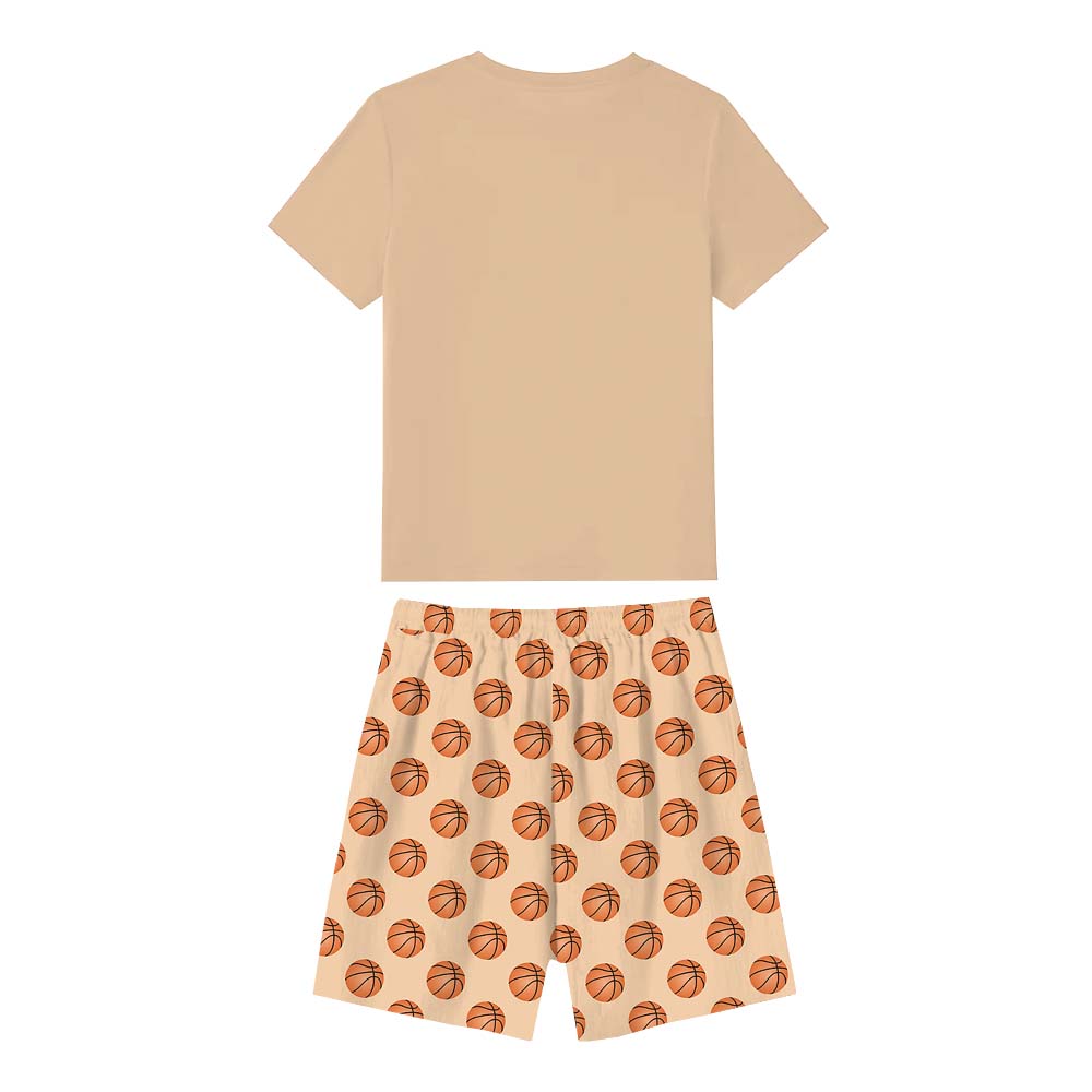 Funny Basketball Team Pajama Short Set Funny Basketball Team Pajama Short Set