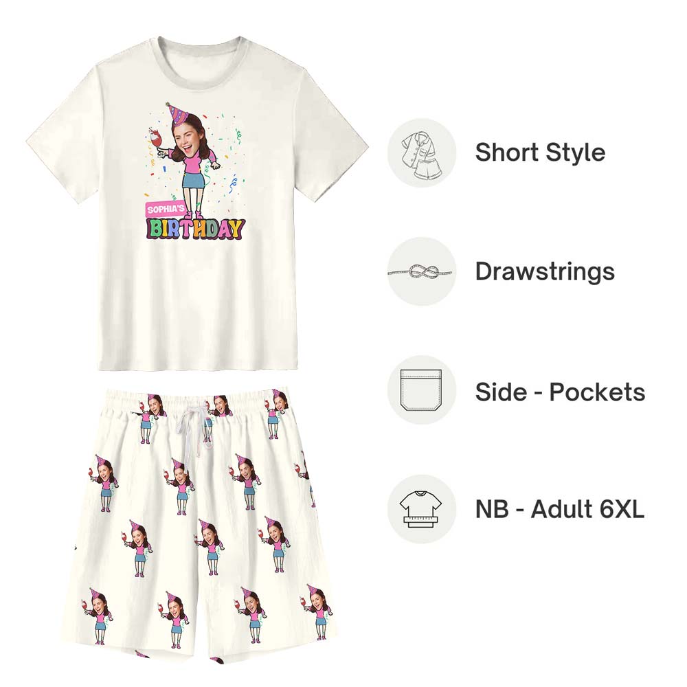 Personalized Happy Birthday Family Matching Pajamas Personalized Happy Birthday Family Matching Pajamas