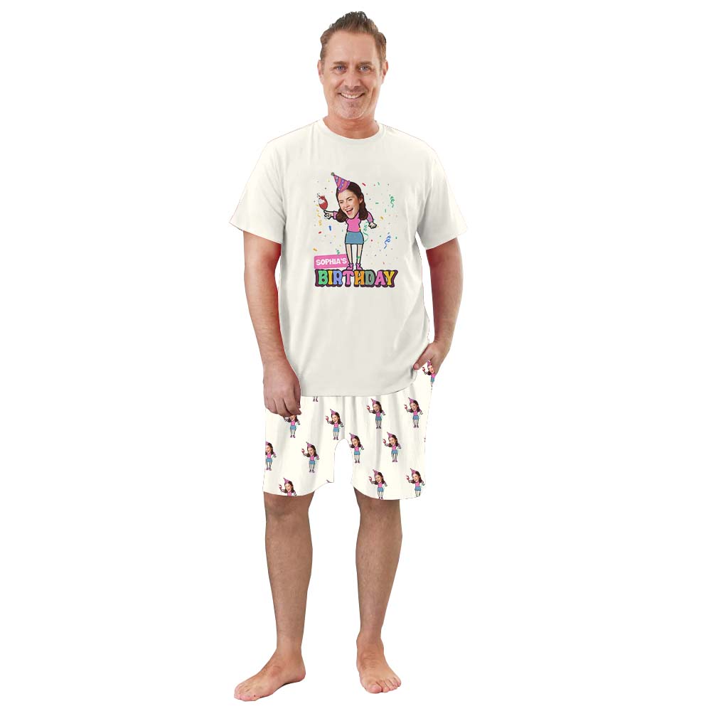 Personalized Happy Birthday Family Matching Pajamas Personalized Happy Birthday Family Matching Pajamas
