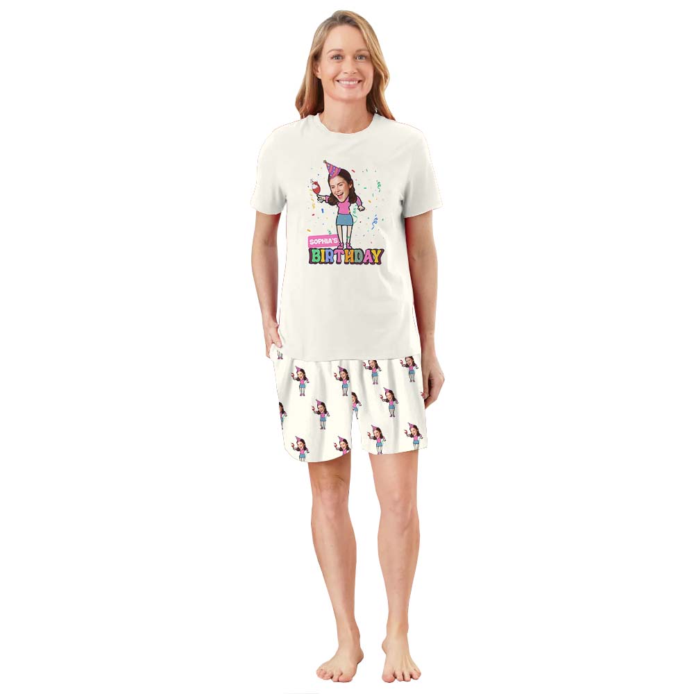 Personalized Happy Birthday Family Matching Pajamas Personalized Happy Birthday Family Matching Pajamas