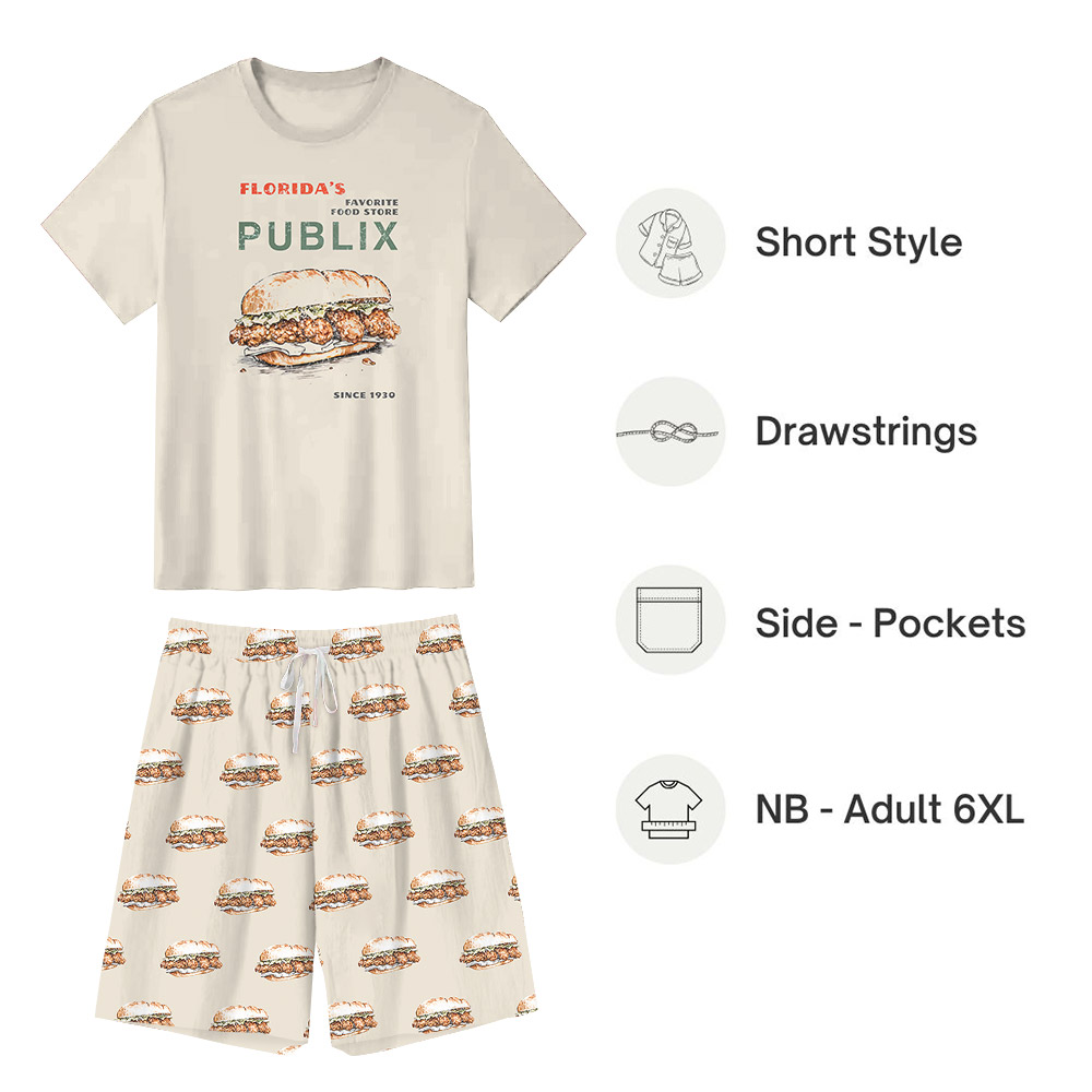 Vintage Florida Publix Sub Pajamas Sets Vintage Florida Publix Sub Pajamas Sets