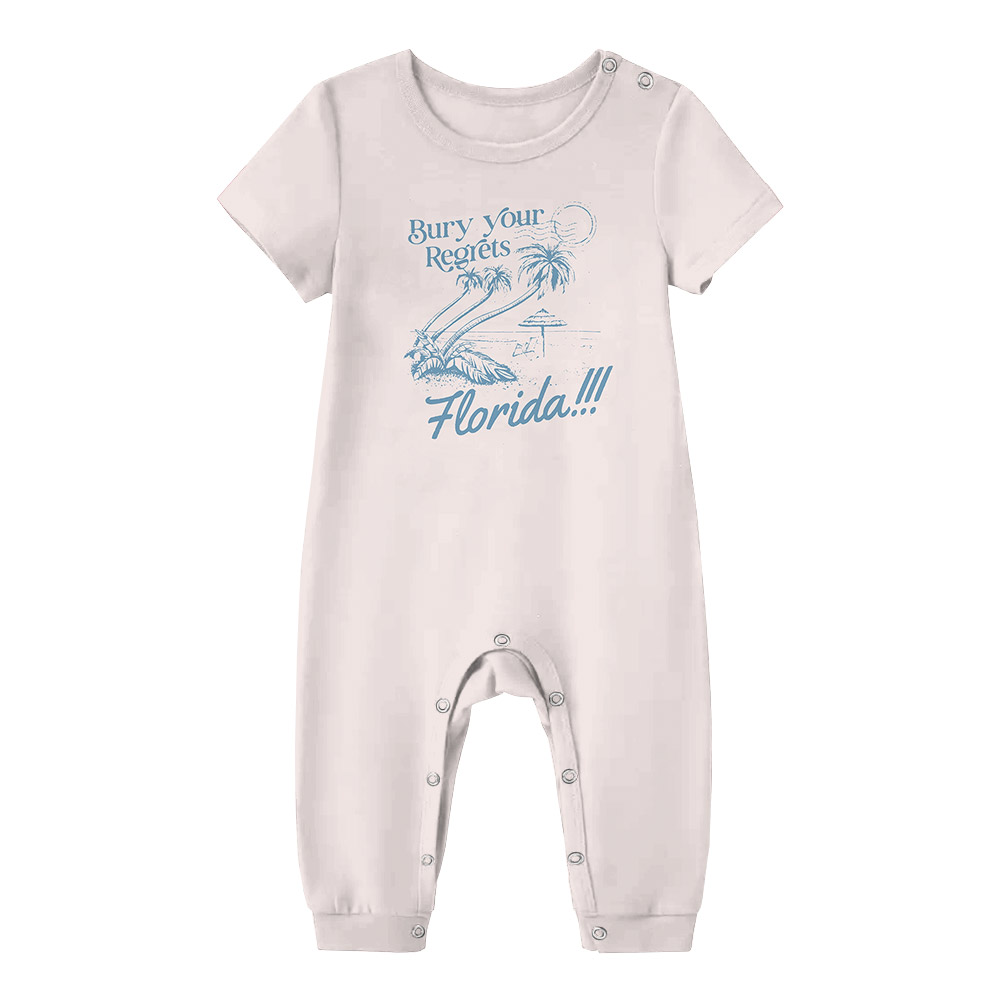 Florida Beach Vacation Pajamas With Palm Tree Print Florida Beach Vacation Pajamas With Palm Tree Print