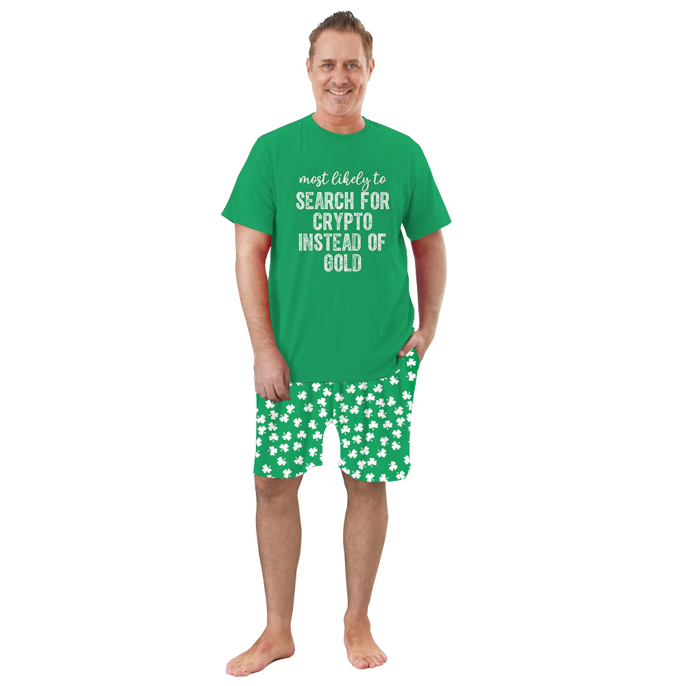 Funny Matching St Patrick's Day Pajama Sets For Family