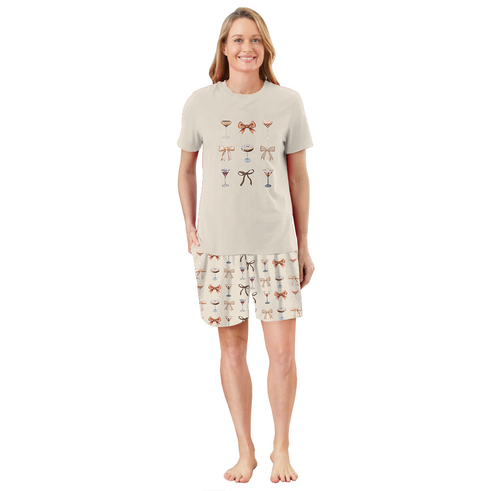 Espresso Martini Cocktail Coquette Pajamas Sets