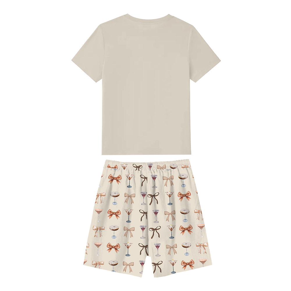 Espresso Martini Cocktail Coquette Pajamas Sets