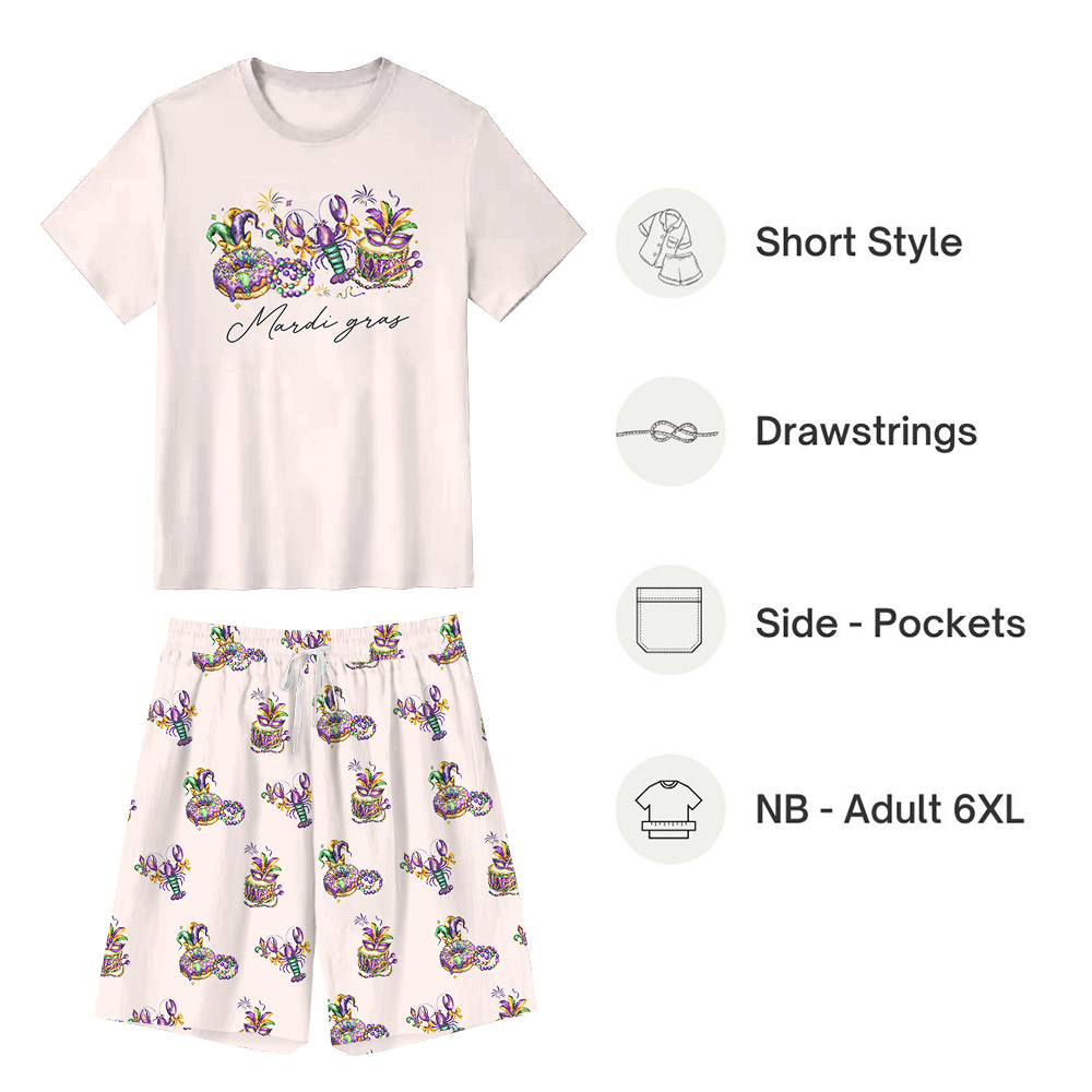 Casual Mardi Gras Pajamas For Adults And Kids Casual Mardi Gras Pajamas For Adults And Kids