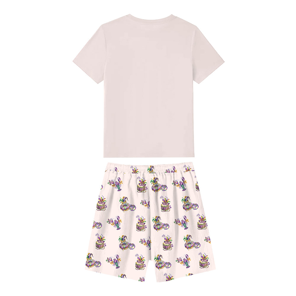 Casual Mardi Gras Pajamas For Adults And Kids Casual Mardi Gras Pajamas For Adults And Kids