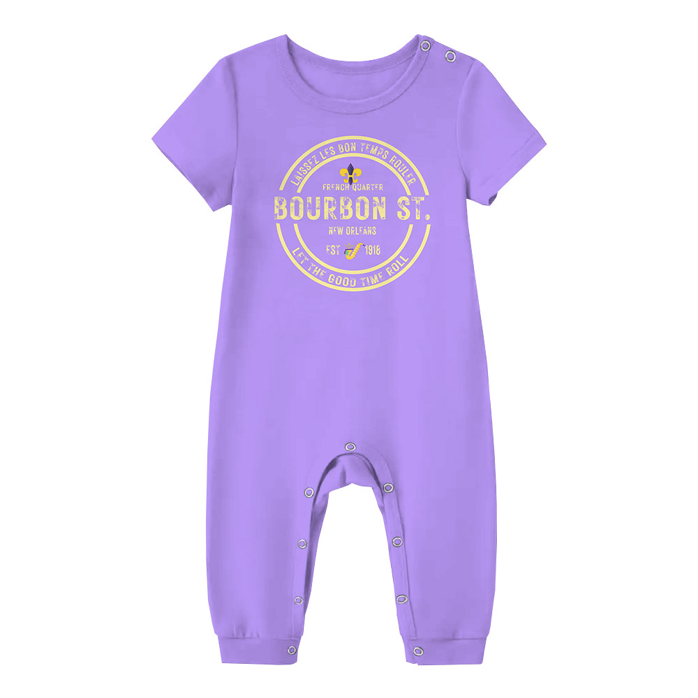 Bourbon Street New Orleans Pajamas Purple Bourbon Street New Orleans Pajamas Purple