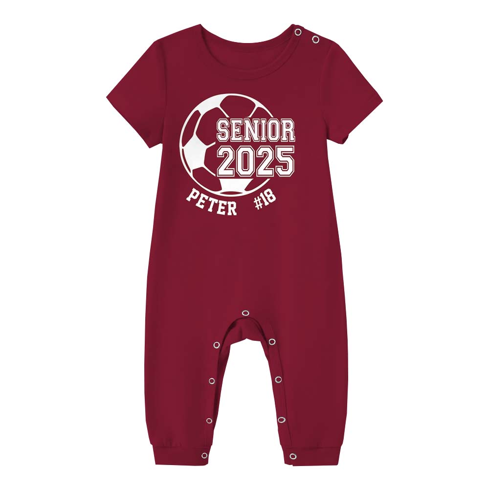 Unique Soccer Senior Class Of 2025 Pajamas For Family And Pets Short Sleeves Unique Soccer Senior Class Of 2025 Pajamas For Family And Pets Short Sleeves