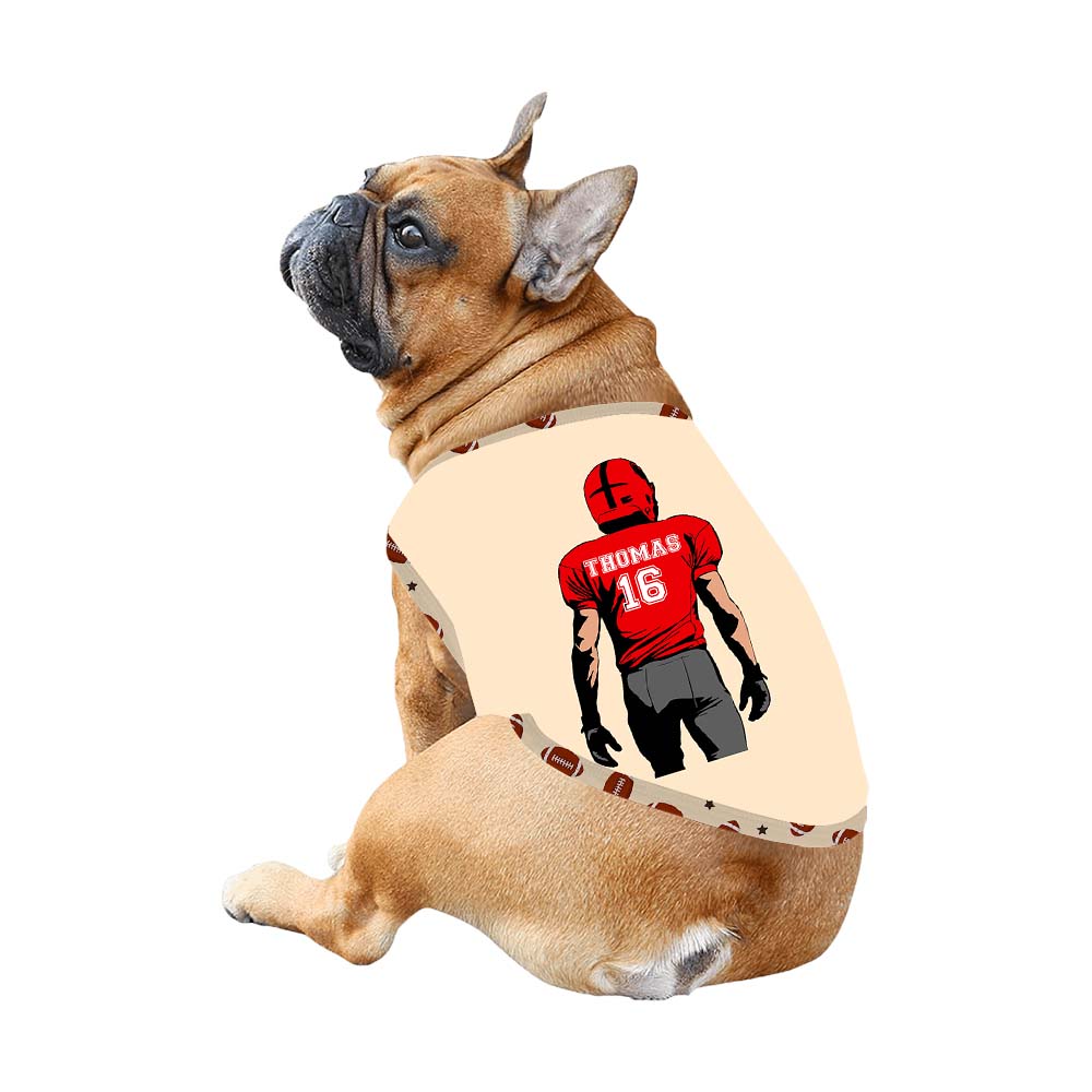 Unique Custom Football Shirt Short Sleeve Matching Pajamas