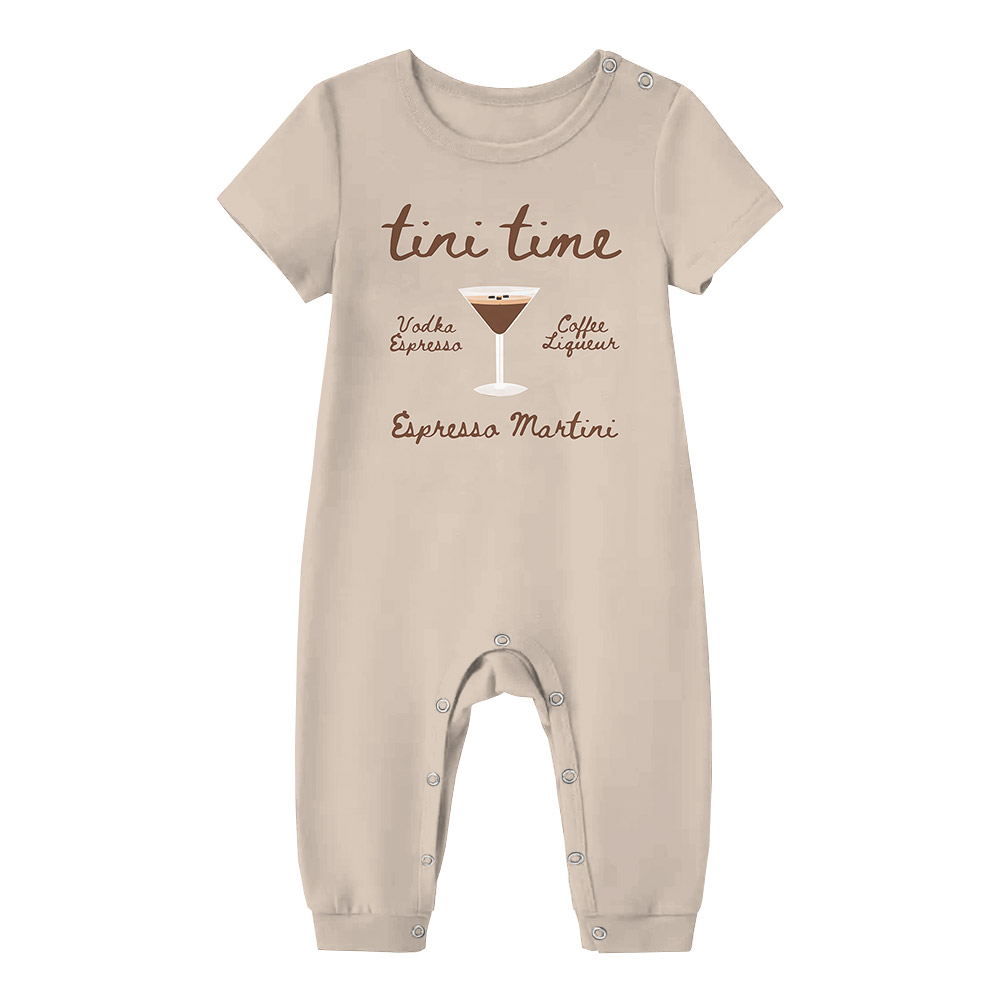 Sweet Espresso Martini Pajamas For Cocktail Lovers Light Brown Sweet Espresso Martini Pajamas For Cocktail Lovers Light Brown