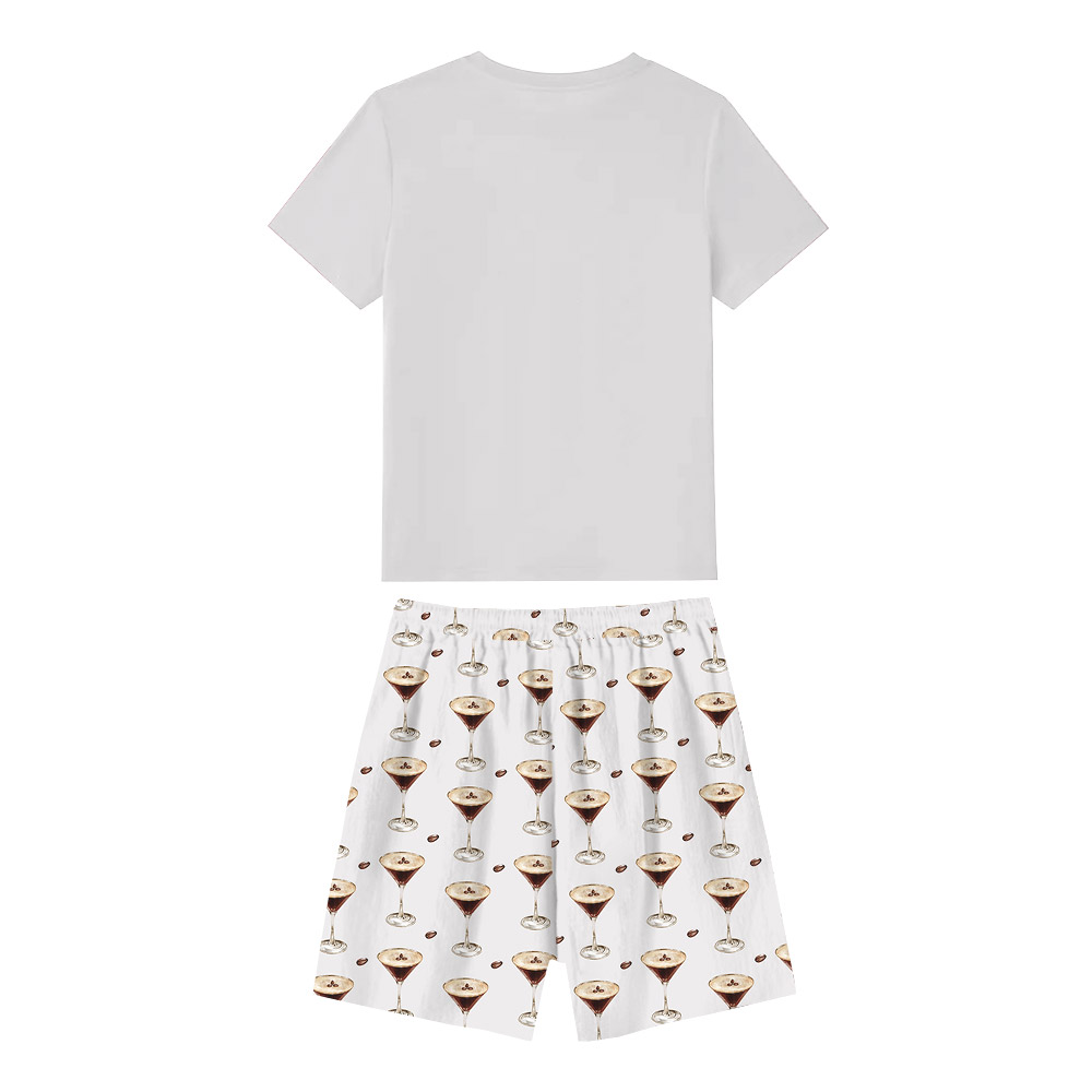 Cute Espresso Martini Cocktail PJs Tshirts And Shorts Cute Espresso Martini Cocktail PJs Tshirts And Shorts