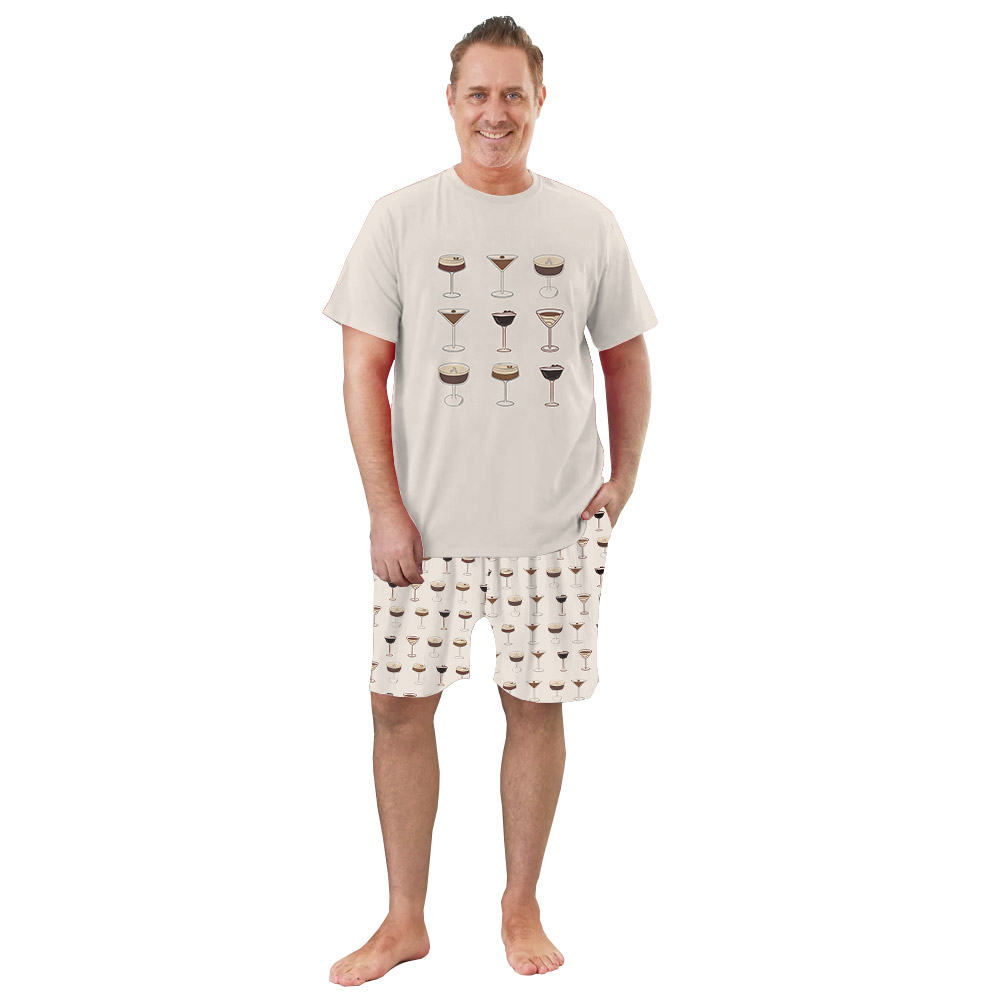 Unique Drinking Theme Espresso Martini Pajamas Sets Unique Drinking Theme Espresso Martini Pajamas Sets