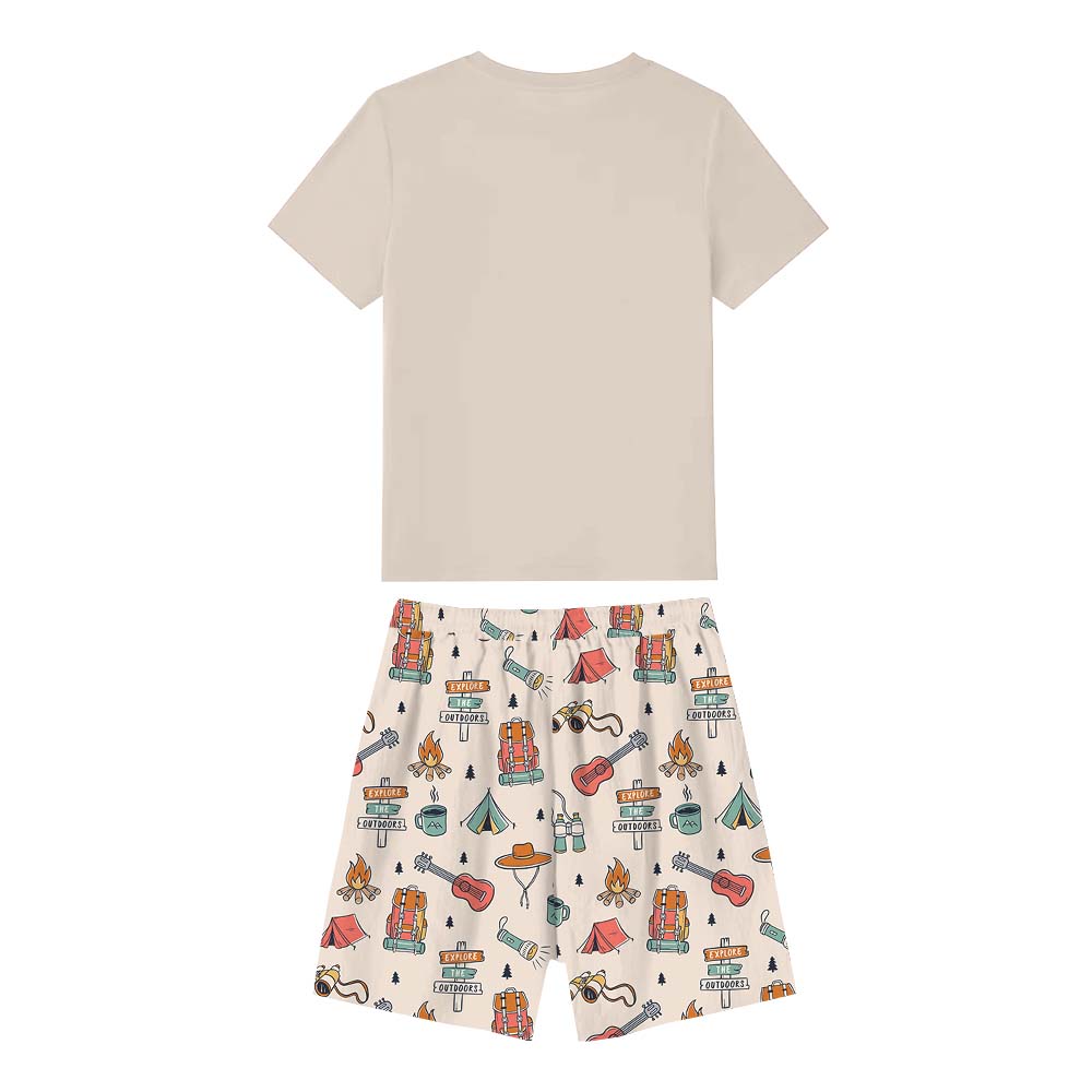 Let’s Go Camping Short Sleeve Matching Holiday Pajamas