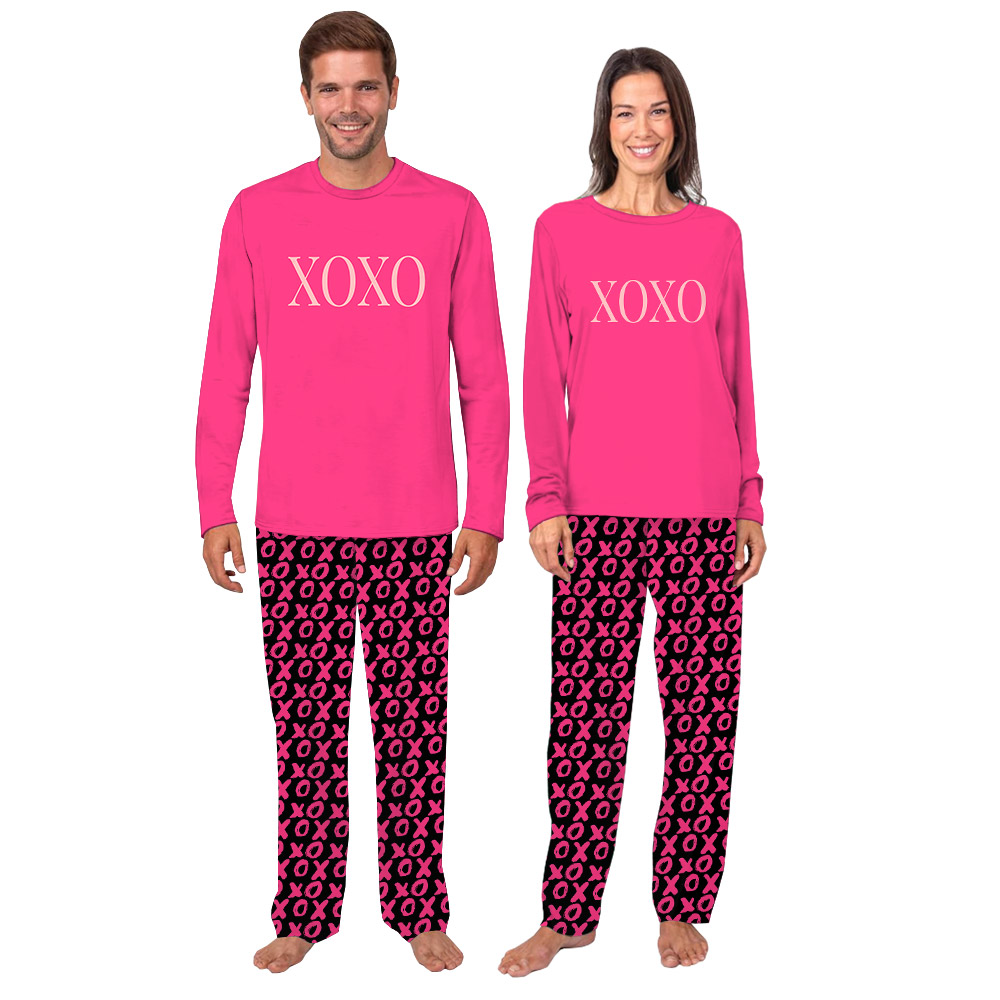 Unique Pink Xoxo Pajama Sets Unique Pink Xoxo Pajama Sets