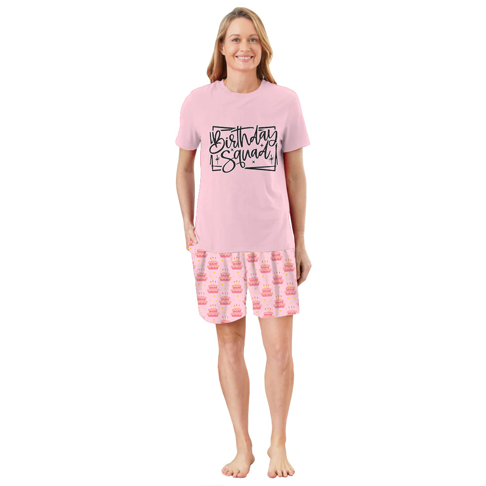 Matching Birthday Squad Pajamas Sets For Adults