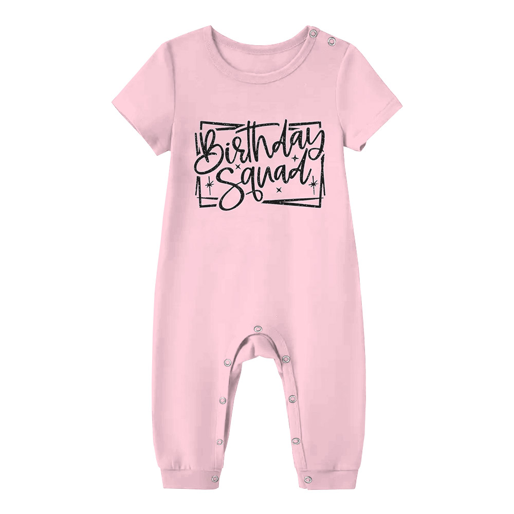Matching Birthday Squad Pajamas Sets For Adults