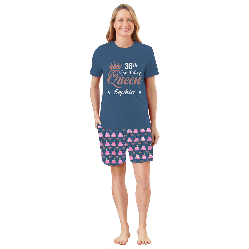 Cute Custom Birthday Pajamas Sets With Name And Age Cute Custom Birthday Pajamas Sets With Name And Age
