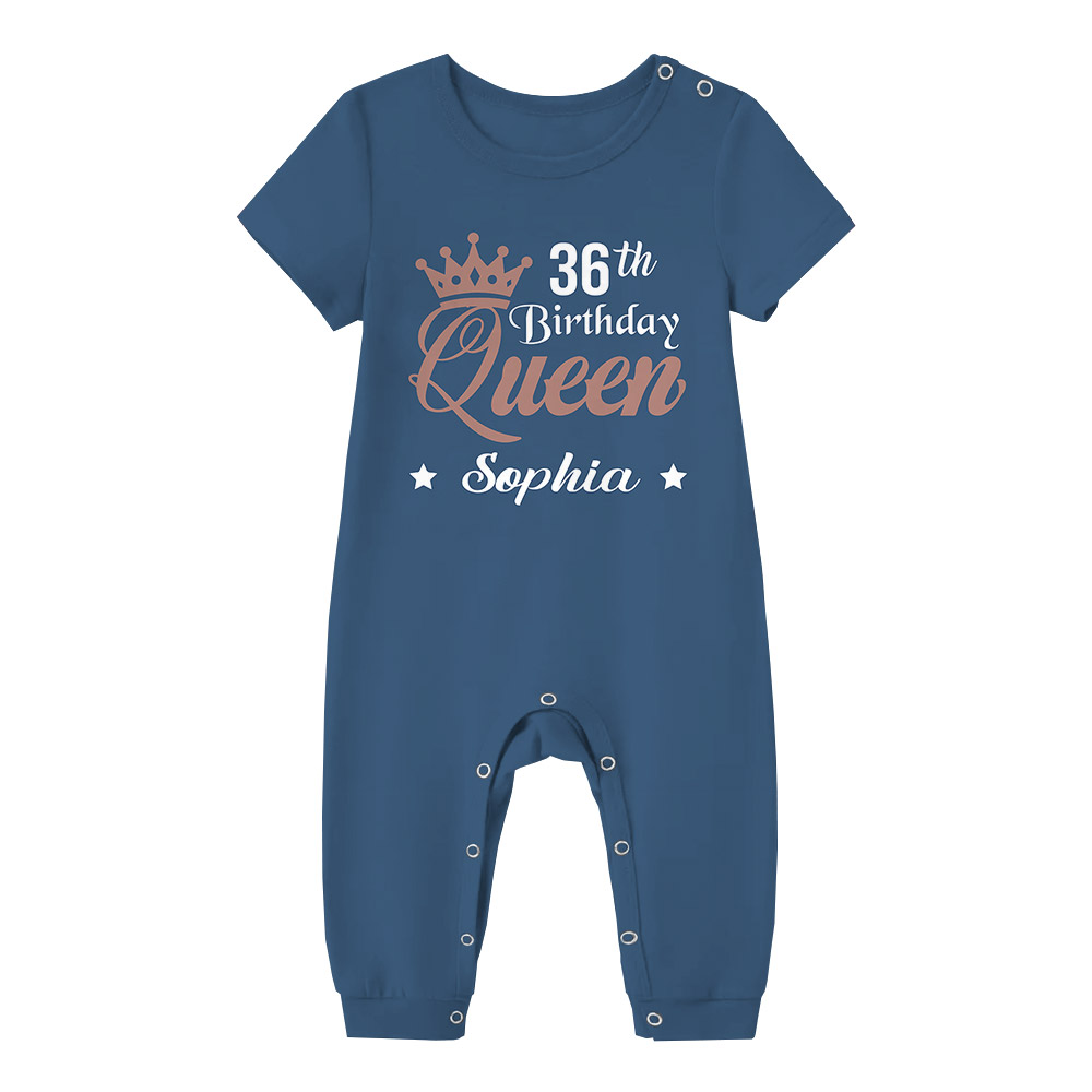 Cute Custom Birthday Pajamas Sets With Name And Age Cute Custom Birthday Pajamas Sets With Name And Age
