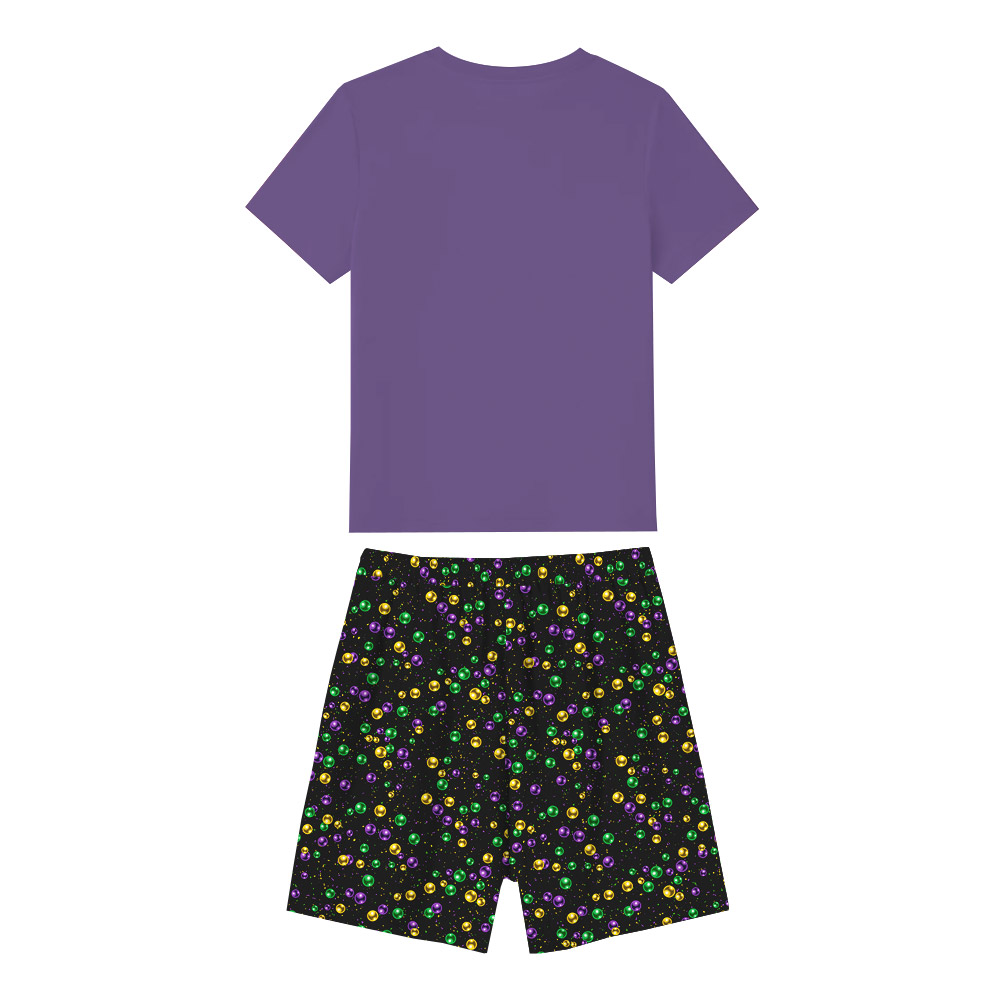 Unique Plus Size Mardi Gras Bead Tree Pajamas Unique Plus Size Mardi Gras Bead Tree Pajamas