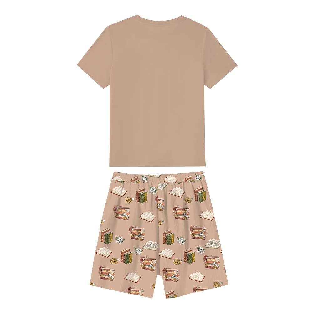 I Like Them Thick and Spicy Book Short Sleeve Matching Pajamas I Like Them Thick and Spicy Book Short Sleeve Matching Pajamas
