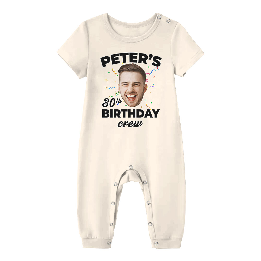 Unique Matching Family Birthday Pajamas With Face