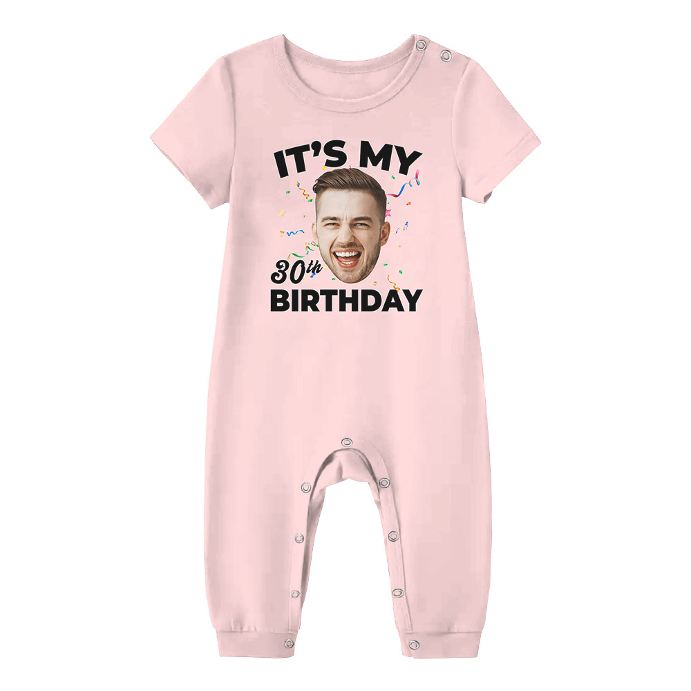 Customizable 30th Birthday Matching Pjs With Photo Customizable 30th Birthday Matching Pjs With Photo