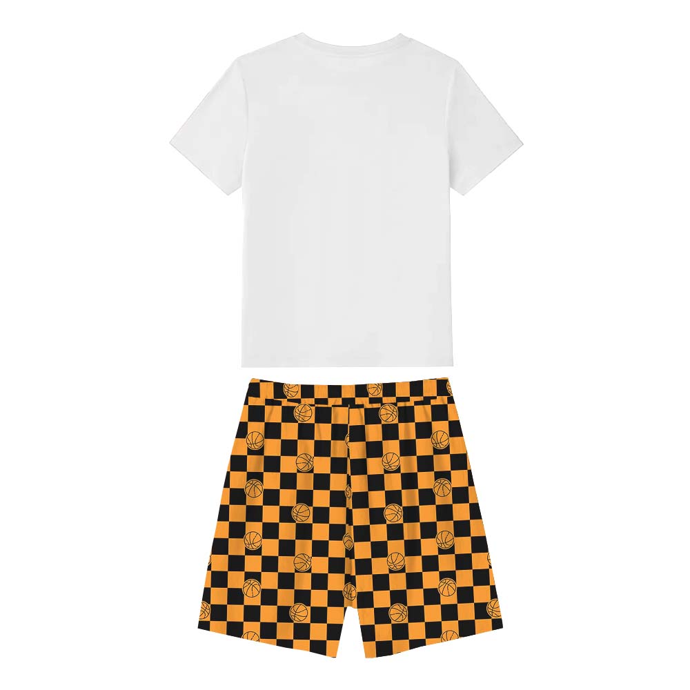Custom Name Basketball Pajamas Short Sets Custom Name Basketball Pajamas Short Sets