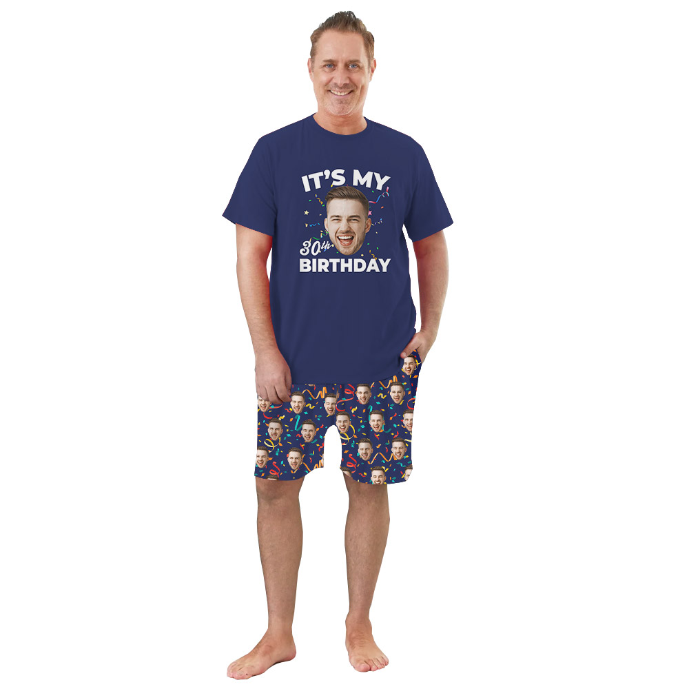 Personalized Photo Birthday Pajamas With Plus Size Personalized Photo Birthday Pajamas With Plus Size