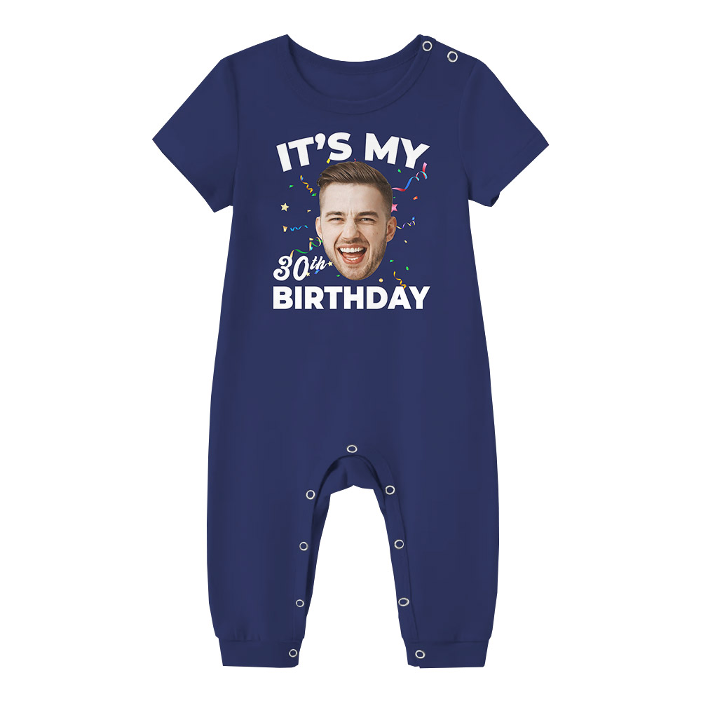 Personalized Photo Birthday Pajamas With Plus Size Personalized Photo Birthday Pajamas With Plus Size