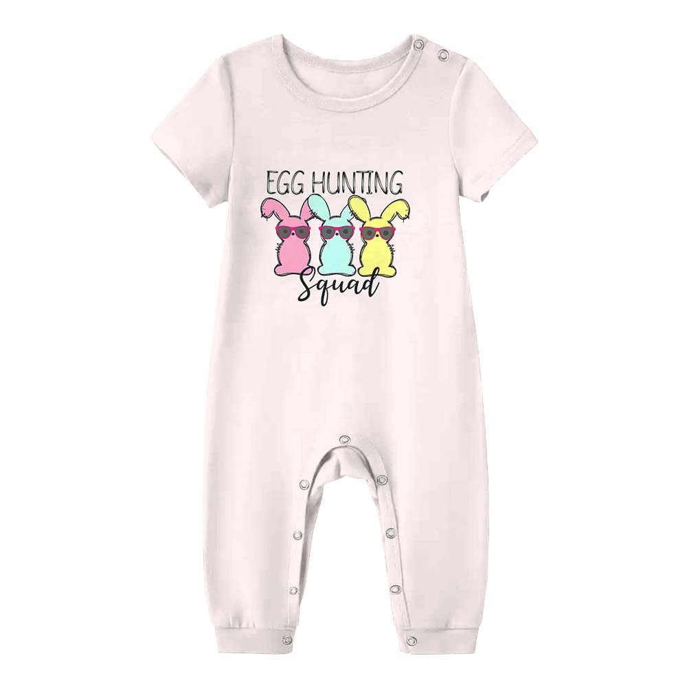 Egg Hunting Squad Short Sleeve Pajama Set Egg Hunting Squad Short Sleeve Pajama Set