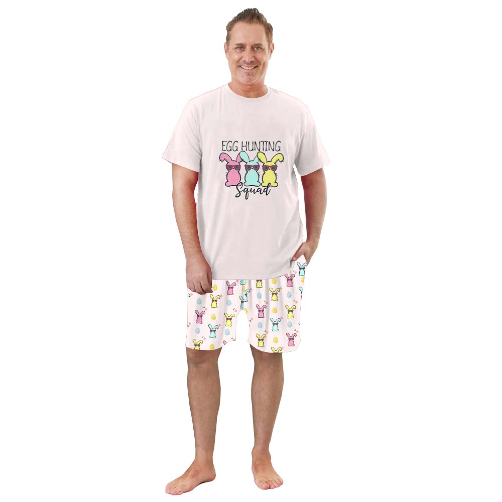 Egg Hunting Squad Short Sleeve Pajama Set Egg Hunting Squad Short Sleeve Pajama Set