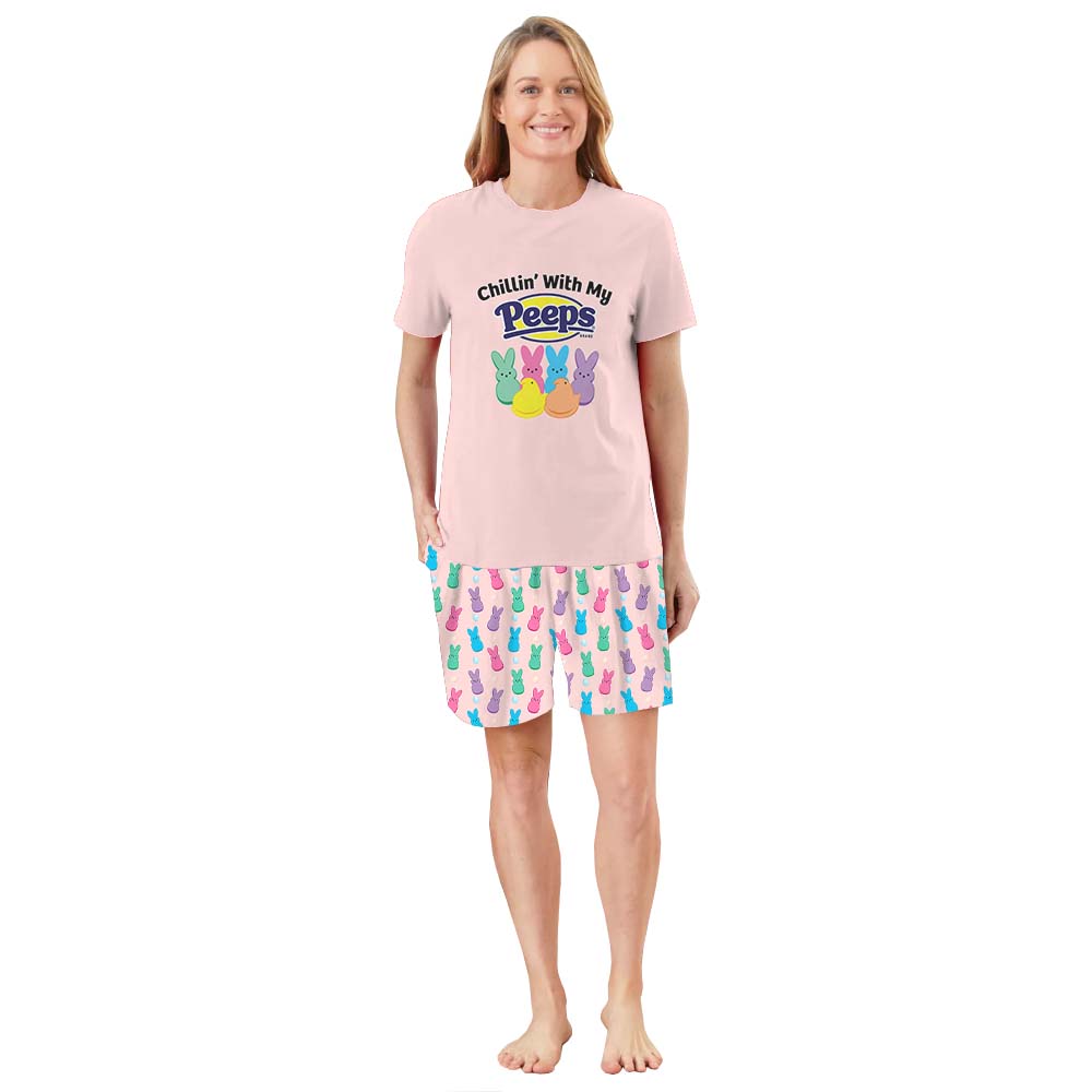 Peeps Easter Pajamas For Family And Pets Short Sleeves Peeps Easter Pajamas For Family And Pets Short Sleeves