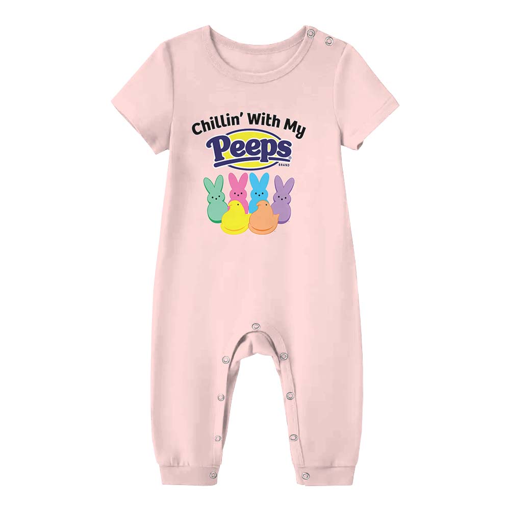 Peeps Easter Pajamas For Family And Pets Short Sleeves Peeps Easter Pajamas For Family And Pets Short Sleeves