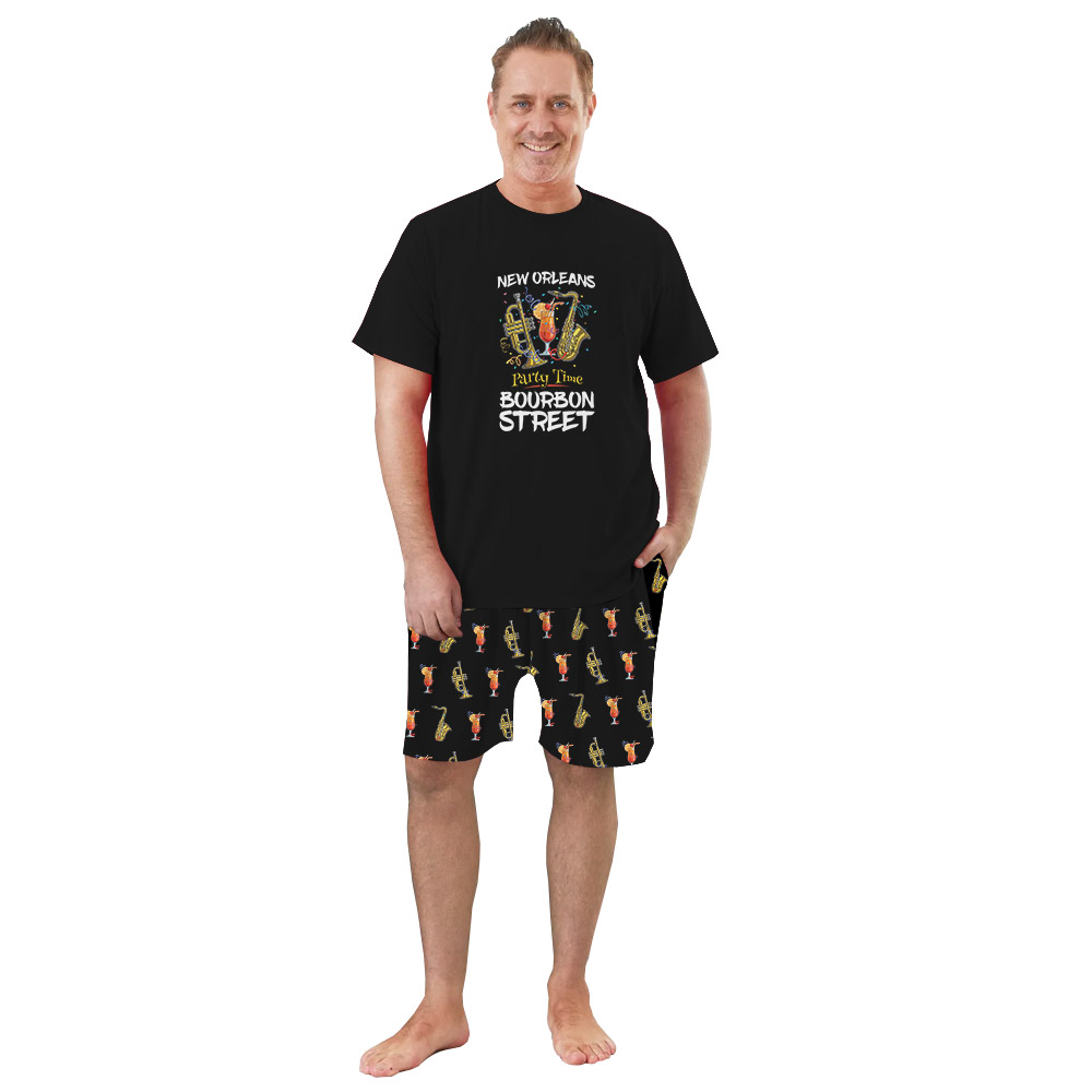 Party Time Mardi Gras Bourbon Street Pajamas Clothes Party Time Mardi Gras Bourbon Street Pajamas Clothes