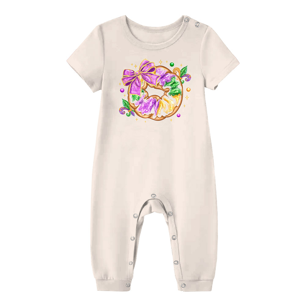 Unique King Cake Coquette Pajamas For Mardi Gras