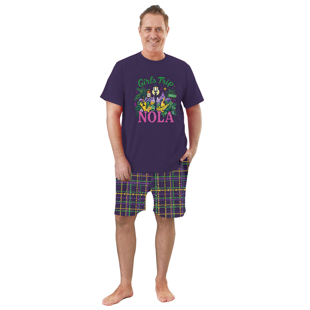Unique New Orleans Pajamas For Mardi Gras Purple Unique New Orleans Pajamas For Mardi Gras Purple