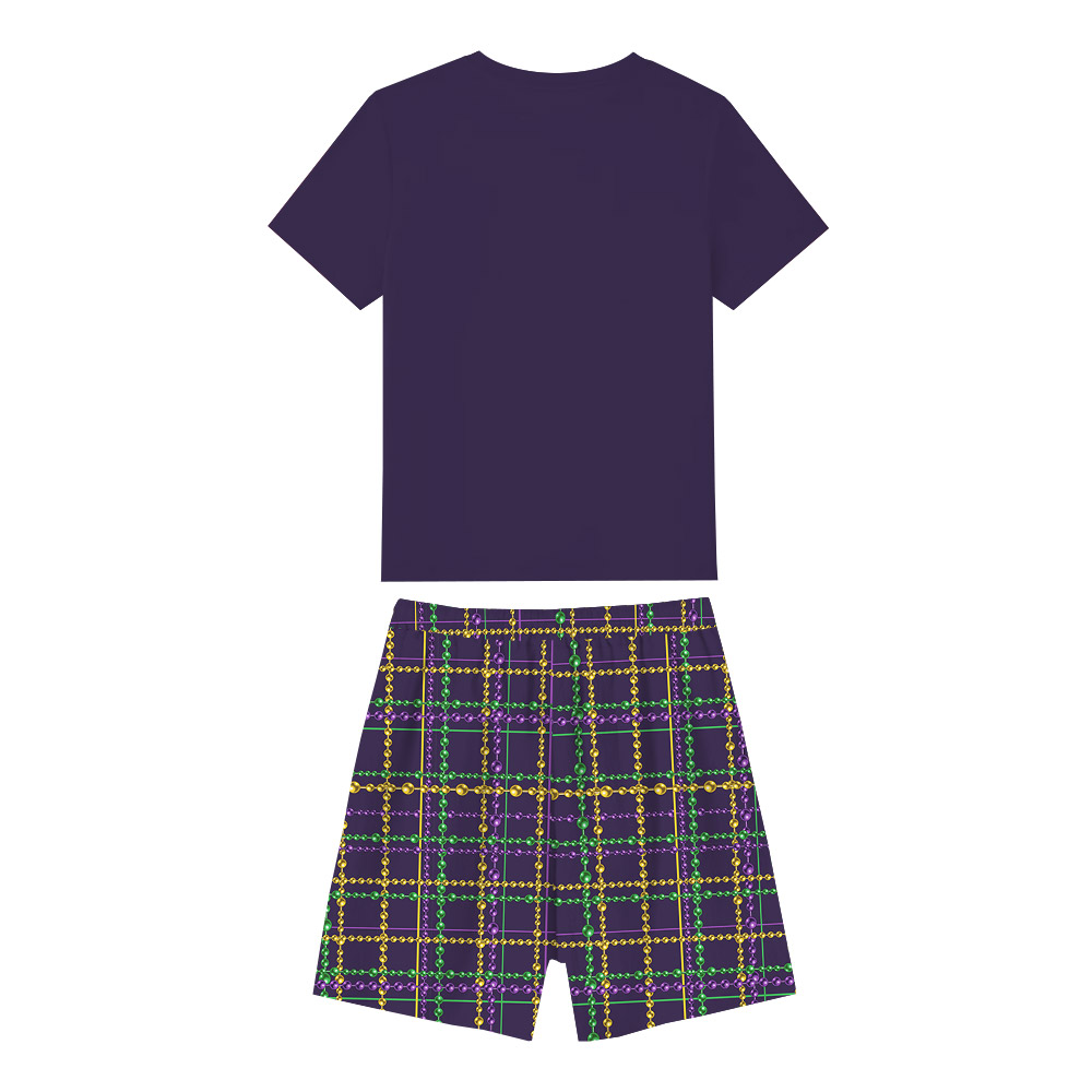 Unique New Orleans Pajamas For Mardi Gras Purple Unique New Orleans Pajamas For Mardi Gras Purple
