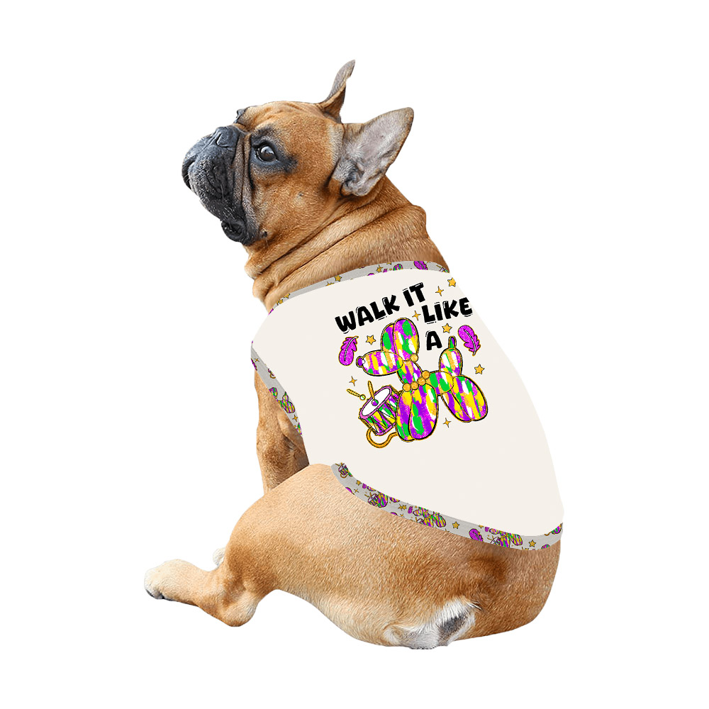 Mardi Gras Pajamas Saying Walk It Like a Balloon Dog Design Mardi Gras Pajamas Saying Walk It Like a Balloon Dog Design